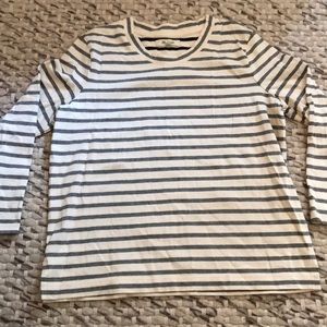 Long Sleeve Striped Madewell Shirt - Never Worn